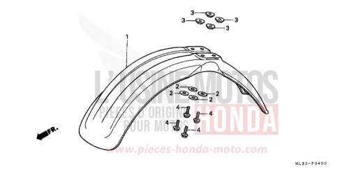 AILE AVANT CR500RN de 1992